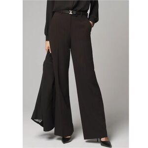 White House Black Market Flare Black Dress Pants 4S WHBM